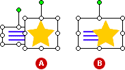 Example of grouping two objects